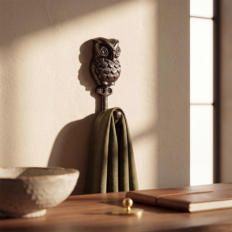Night Owl Cast Iron Wall Hook